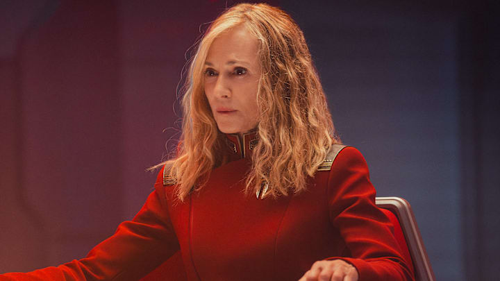 Holly Hunter as Nahla in Star Trek: Starfleet Academy, episode 1, season 1, streaming on Paramount+, 2025. Photo Credit: Brooke Palmer/Paramount+. Holly Hunter as Nahla in Star Trek: Starfleet Academy, episode 1, season 1, streaming on Paramount+, 2025. Photo Credit: Brooke Palmer/Paramount+.