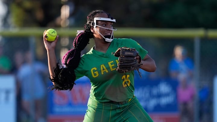 Mariah Myers and St. Edmond advanced to the Class 1A Iowa high school state softball tournament semifinals Tuesday night.