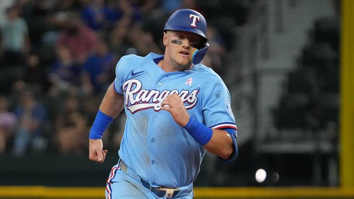 Texas Rangers third baseman Josh Jung.