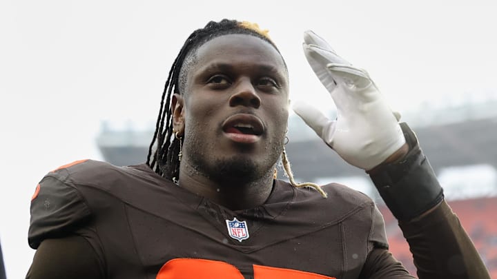 Cleveland Browns tight end David Njoku Cleveland Browns tight end David Njoku