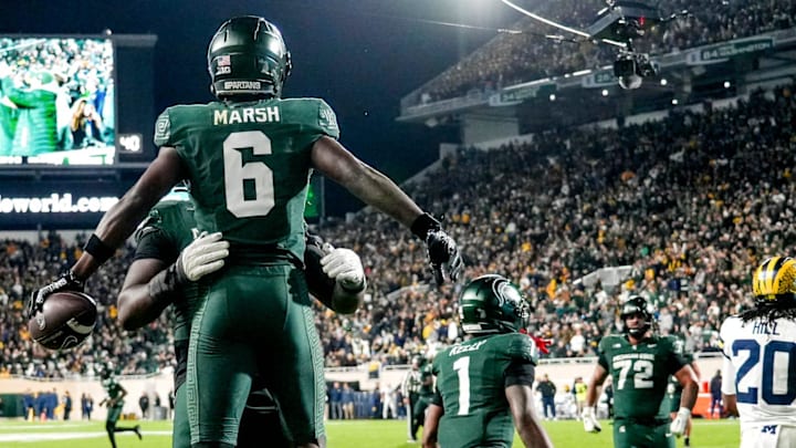 Michigan State WR Nick Marsh Michigan State WR Nick Marsh