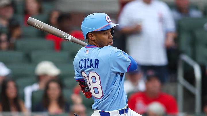 Azocar's recent success has helped the Braves absorb key injuries Azocar's recent success has helped the Braves absorb key injuries