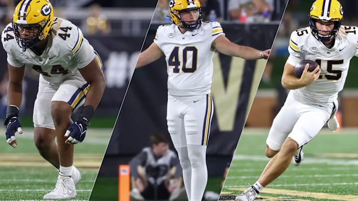 Xavier Carlton, Ryan Coe and Fernando Mendoza