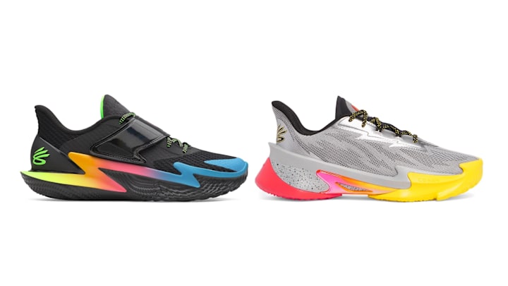The Curry Fox 2 and Curry Series 7 get new colorways for the start of the NBA season. The Curry Fox 2 and Curry Series 7 get new colorways for the start of the NBA season.