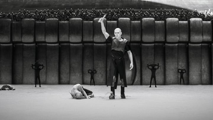 AUSTIN BUTLER as Feyd-Rautha Harkonnen in Warner Bros. Pictures and Legendary Pictures’ action adventure “DUNE: PART TWO,” a Warner Bros. Pictures release. Photo Credit: Courtesy Warner Bros. Pictures © 2023 Warner Bros. Entertainment Inc. All Rights Reserved.