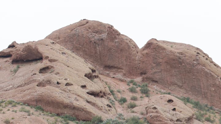 A view from Papago Park in Arizona, where the state's first governor is buried.