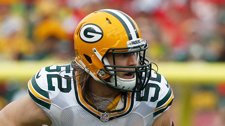Green Bay Packers outside linebacker Clay Matthews in 2014 against the Tampa Bay Buccaneers; Kim Klement-USA TODAY Sports Green Bay Packers outside linebacker Clay Matthews in 2014 against the Tampa Bay Buccaneers; Kim Klement-USA TODAY Sports