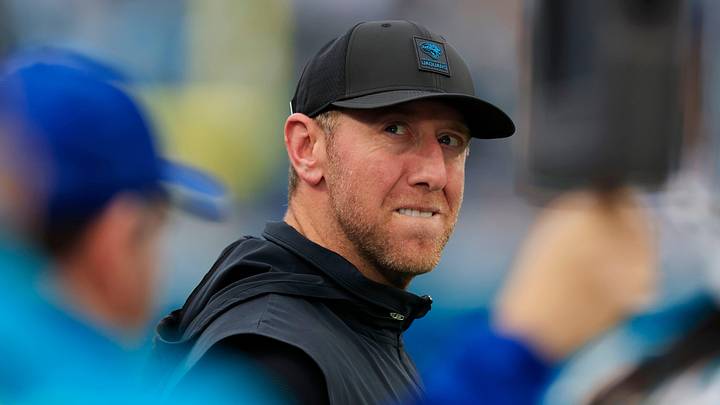 Jacksonville Jaguars head coach Liam Coen looks on during the fourth quarter of an NFL football matchup at EverBank Stadium, Sunday, Jan. 4, 2026, in Jacksonville, Fla. The Jaguars defeated the Titans 41-7, capturing the AFC South title. Jacksonville Jaguars head coach Liam Coen looks on during the fourth quarter of an NFL football matchup at EverBank Stadium, Sunday, Jan. 4, 2026, in Jacksonville, Fla. The Jaguars defeated the Titans 41-7, capturing the AFC South title.