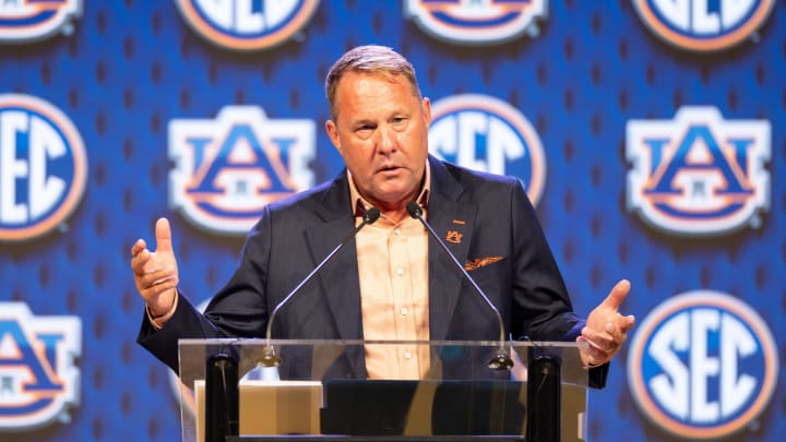 Auburn Tigers head coach Hugh Freeze is looking for improvement in season two after taking over a struggling program. Auburn Tigers head coach Hugh Freeze is looking for improvement in season two after taking over a struggling program.
