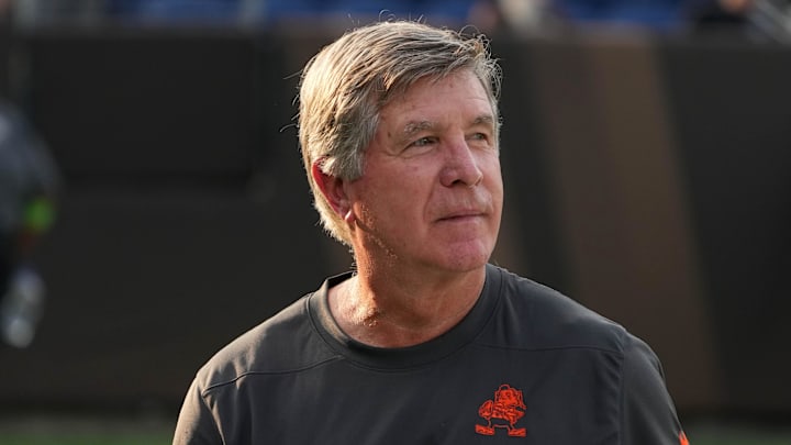 Cleveland Browns offensive line coach Bill Callahan