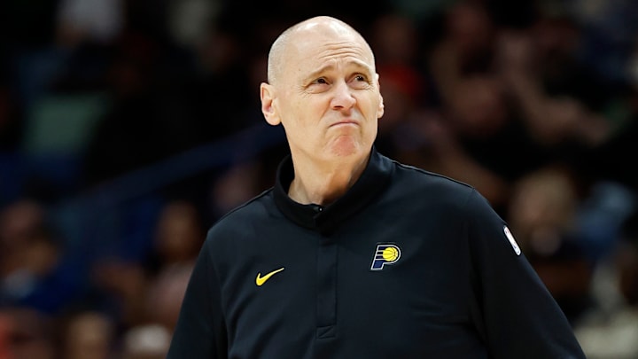 Indiana Pacers head coach Rick Carlisle during a game against the New Orleans Pelicans.