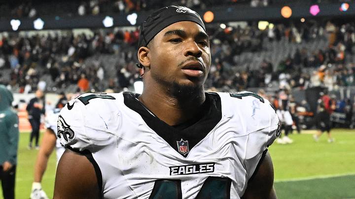 Philadelphia Eagles linebacker Jihaad Campbell Philadelphia Eagles linebacker Jihaad Campbell