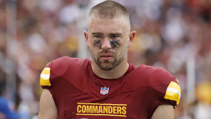 Washington Commanders tight end Zach Ertz (86) Mandatory Credit: Amber Searls-Imagn Images