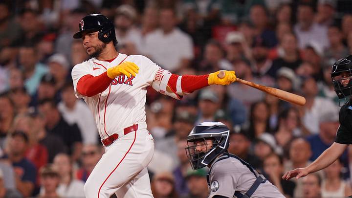 Red Sox first baseman Willson Contreras was the first of the All-Star replacements to trickle in. Red Sox first baseman Willson Contreras was the first of the All-Star replacements to trickle in.