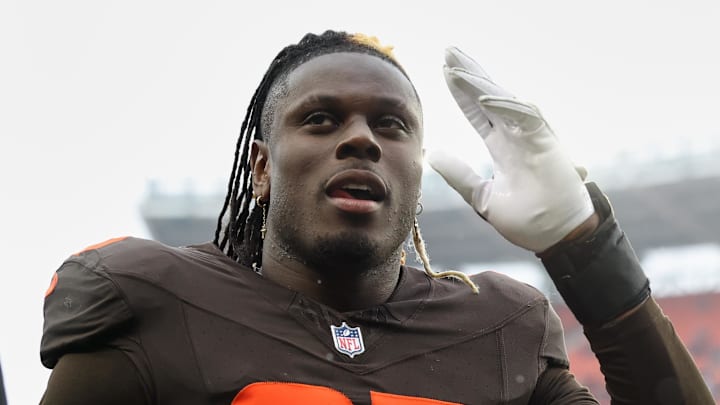 Cleveland Browns tight end David Njoku Cleveland Browns tight end David Njoku