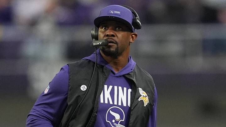 Minnesota Vikings defensive coordinator Brian Flores Minnesota Vikings defensive coordinator Brian Flores