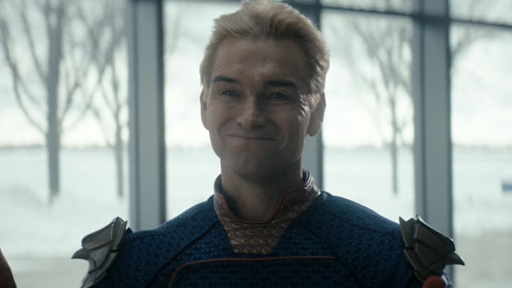 Antony Starr (Homelander) in The Boys season 5. Antony Starr (Homelander) in The Boys season 5.