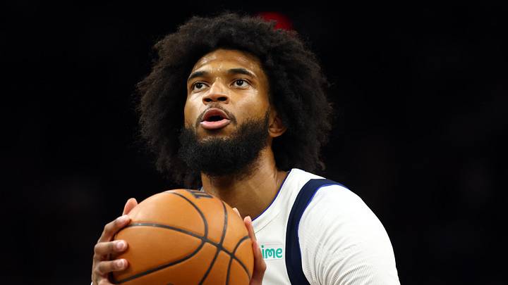 Apr 8, 2026; Phoenix, Arizona, USA; Dallas Mavericks forward Marvin Bagley III (35) against the Phoenix Suns at Mortgage Matchup Center. Mandatory Credit: Mark J. Rebilas-Imagn Images
