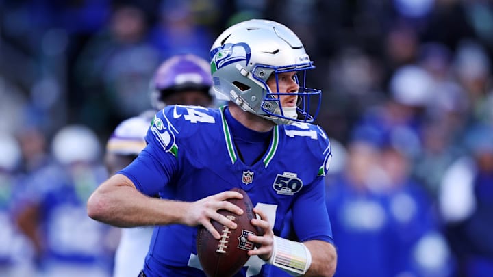 Seattle Seahawks quarterback Sam Darnold is playing at an elite level and will face a banged-up Atlanta Falcons defense. Seattle Seahawks quarterback Sam Darnold is playing at an elite level and will face a banged-up Atlanta Falcons defense.