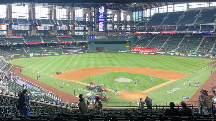 Inside of Globe Life Field, a beautiful stadium that will be filled with a community of beautiful people. Inside of Globe Life Field, a beautiful stadium that will be filled with a community of beautiful people.