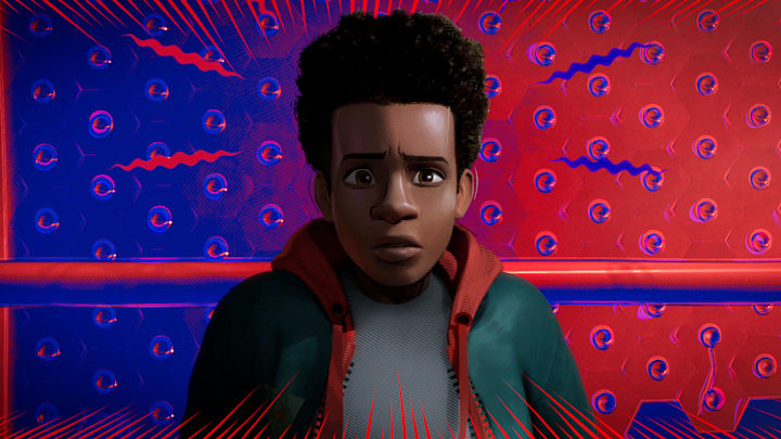 Miles Morales in Sony Pictures Animation's SPIDER-MAN: INTO THE SPIDER-VERSE.