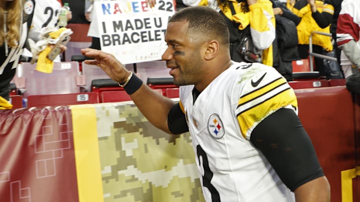 Russell Wilson and the Steelers are 7-2 after Sunday's win over the Commanders. Russell Wilson and the Steelers are 7-2 after Sunday's win over the Commanders.