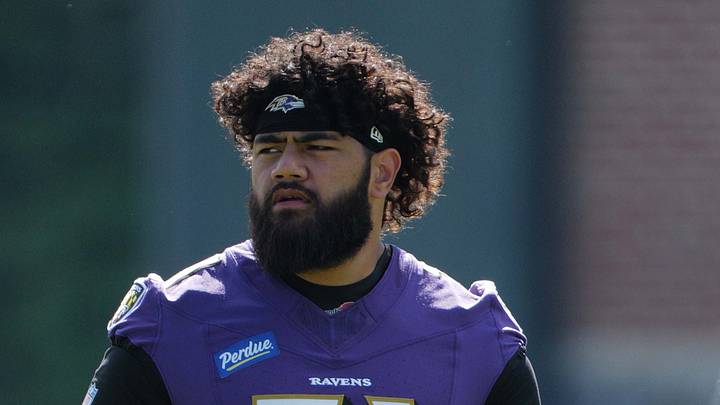 Baltimore Ravens guard Vega Ioane Mandatory Credit: Mitch Stringer-Imagn Images Baltimore Ravens guard Vega Ioane Mandatory Credit: Mitch Stringer-Imagn Images