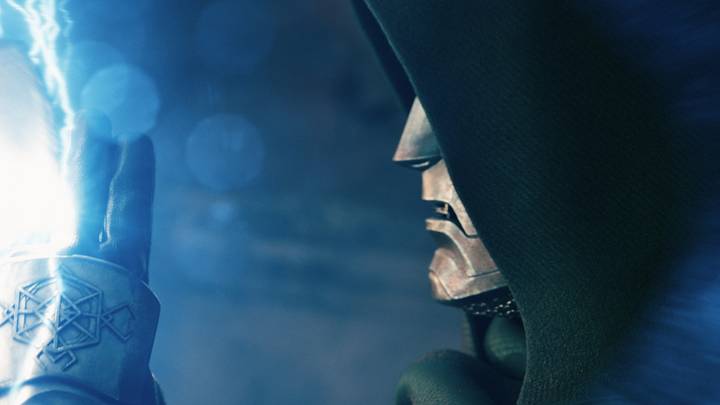 Victor von Doom/Doctor Doom (Robert Downey Jr.) in Marvel's AVENGERS: DOOMSDAY Victor von Doom/Doctor Doom (Robert Downey Jr.) in Marvel's AVENGERS: DOOMSDAY