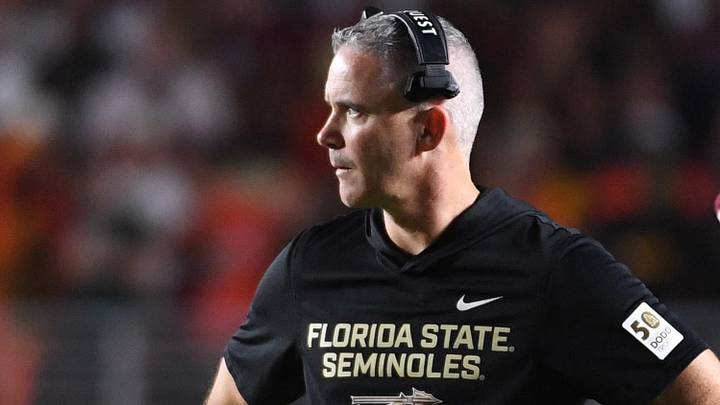 Florida State Seminoles head coach Mike Norvell