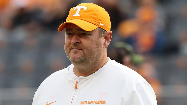 Nov 15, 2025; Knoxville, Tennessee, USA; Tennessee Volunteers head coach Josh Heupel before the game against the New Mexico State Aggies at Neyland Stadium. Mandatory Credit: Randy Sartin-Imagn Images Nov 15, 2025; Knoxville, Tennessee, USA; Tennessee Volunteers head coach Josh Heupel before the game against the New Mexico State Aggies at Neyland Stadium. Mandatory Credit: Randy Sartin-Imagn Images