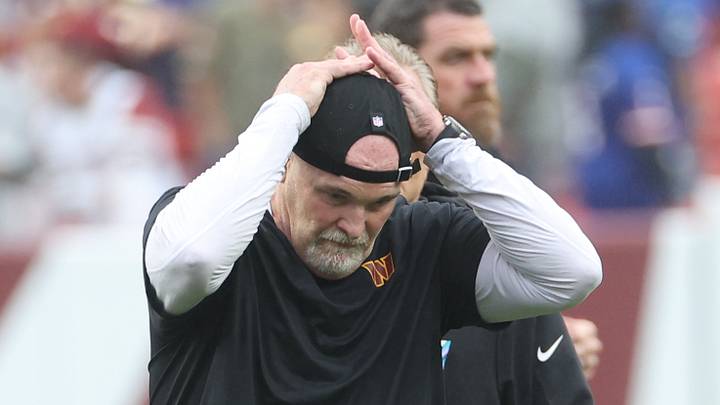 Washington Commanders head coach Dan Quinn