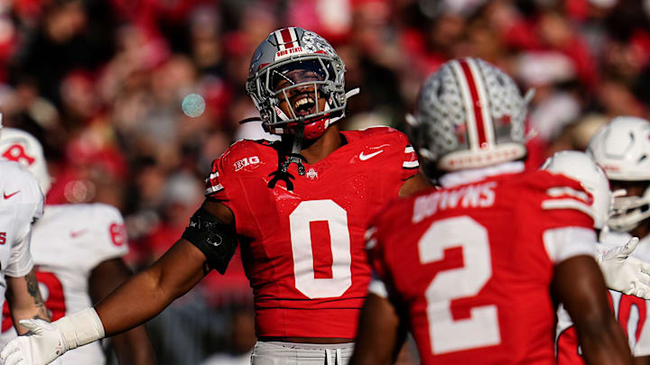 Ohio State Buckeyes linebacker Sonny Styles Ohio State Buckeyes linebacker Sonny Styles