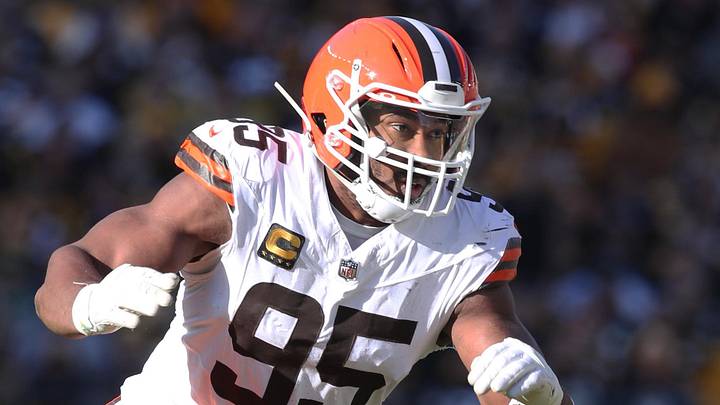 Cleveland Browns defensive end Myles Garrett Cleveland Browns defensive end Myles Garrett
