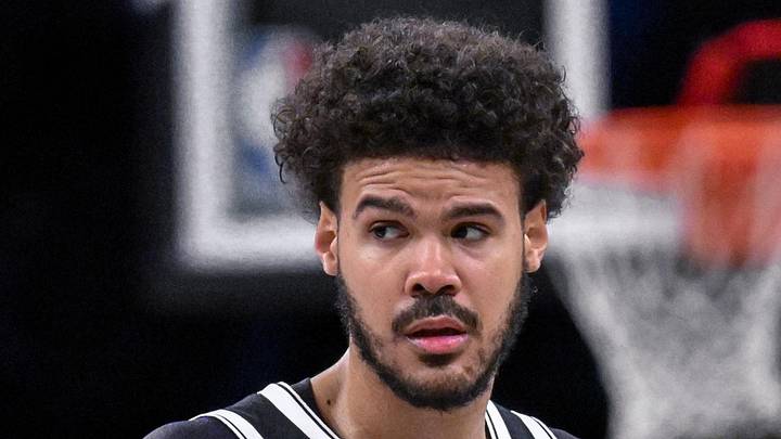Mar 15, 2025; Brooklyn, New York, USA; Brooklyn Nets forward Cameron Johnson (2) during a game against the Boston Celtics at Barclays Center. Mandatory Credit: John Jones-Imagn Images