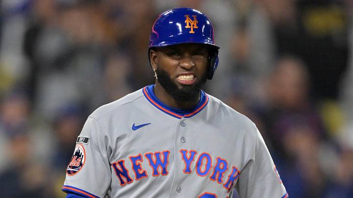 New York Mets center fielder Luis Robert Jr. New York Mets center fielder Luis Robert Jr.