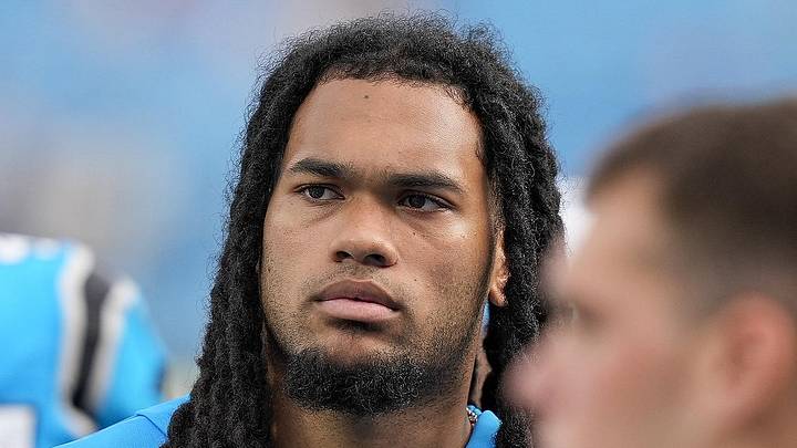 Carolina Panthers running back Jonathon Brooks 