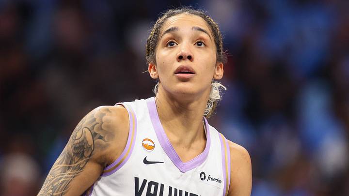 Oct 21, 2026; Atlanta, Georgia, USA; Golden State Valkyries forward Gabby Williams (1) in action against the Atlanta Dream in the third quarter during game three of the 2026 WNBA Finals at State Farm Arena. Mandatory Credit: Brett Davis-Imagn Images