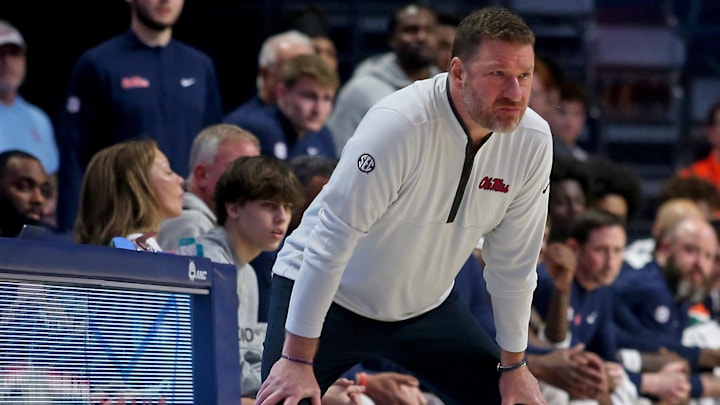 Mississippi Rebels head coach Chris Beard