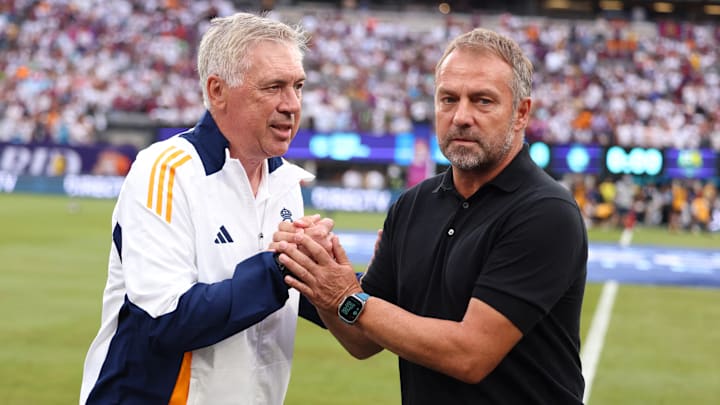 Hansi Flick et Carlo Ancelotti - Real Madrid / FC Barcelone