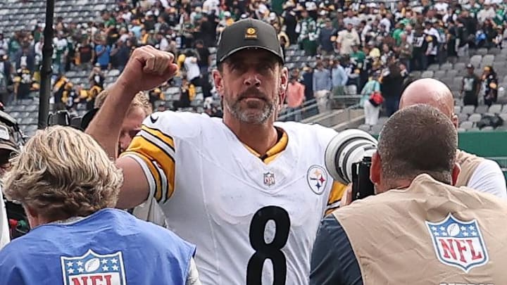 Steelers quarterback Aaron Rodgers made sure to note after Pittsburgh's win over the Jets that it was “nice to remind those that I still can.”