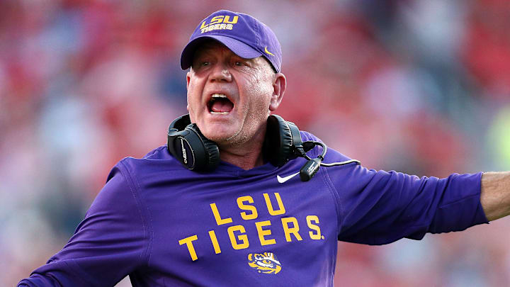 LSU Tigers head coach Brian Kelly