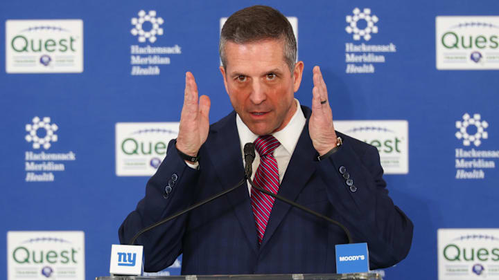 New York Giants - head coach John Harbaugh New York Giants - head coach John Harbaugh