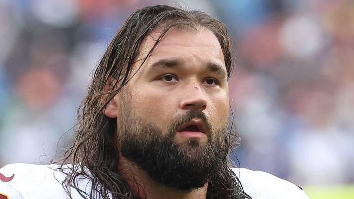 Washington Commanders offensive lineman Sam Cosmi