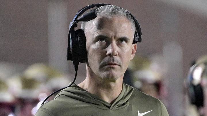 Nov 15, 2025; Tallahassee, Florida, USA; Florida State Seminoles head coach Mike Norvell during the second half against the Virginia Tech Hokies at Doak S. Campbell Stadium. Mandatory Credit: Melina Myers-Imagn Images Nov 15, 2025; Tallahassee, Florida, USA; Florida State Seminoles head coach Mike Norvell during the second half against the Virginia Tech Hokies at Doak S. Campbell Stadium. Mandatory Credit: Melina Myers-Imagn Images