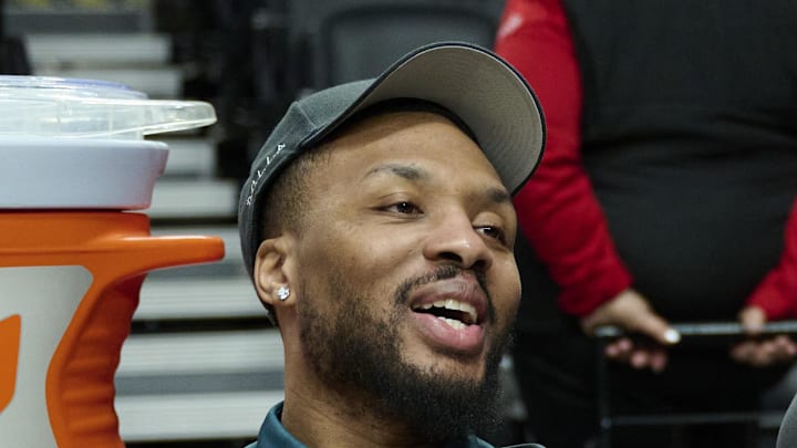 Portland Trail Blazers guard Damian Lillard.