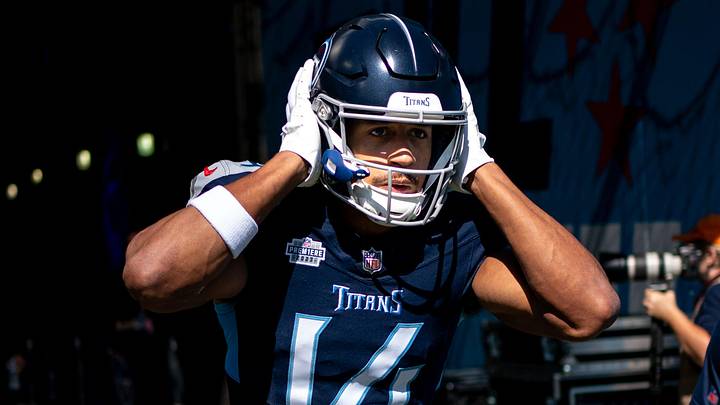 Tennessee Titans wide receiver Colton Dowell (14)