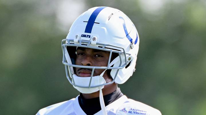 Indianapolis Colts wide receiver Josh Downs in training camp