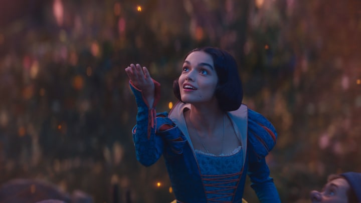 Rachel Zegler as Snow White in DISNEY's live-action SNOW WHITE. Photo courtesy of Disney. © 2024 Disney Enterprises, Inc. All Rights Reserved.