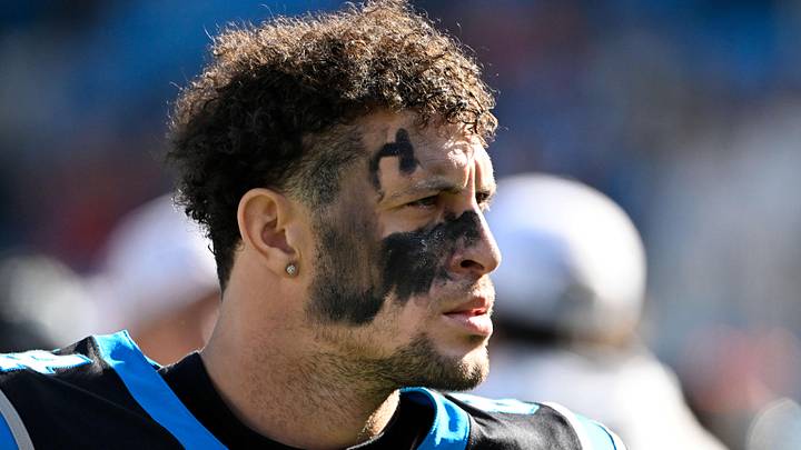 Carolina Panthers tight end Feleipe Franks