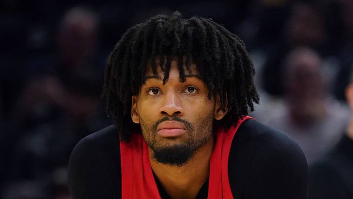 Jan 13, 2026; San Francisco, California, USA; Portland Trail Blazers guard Shaedon Sharpe (17) waits for play to resume against the Golden State Warriors in the second quarter at Chase Center. Mandatory Credit: David Gonzales-Imagn Images Jan 13, 2026; San Francisco, California, USA; Portland Trail Blazers guard Shaedon Sharpe (17) waits for play to resume against the Golden State Warriors in the second quarter at Chase Center. Mandatory Credit: David Gonzales-Imagn Images
